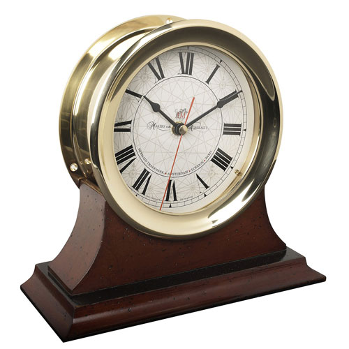 Reloj de mesa Ojo de Buey en bronce